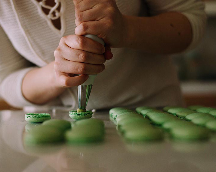 Woman creating macroons - Therapy for Artists, Musicians, Actors, Writers, Entrepreneurs & Creators